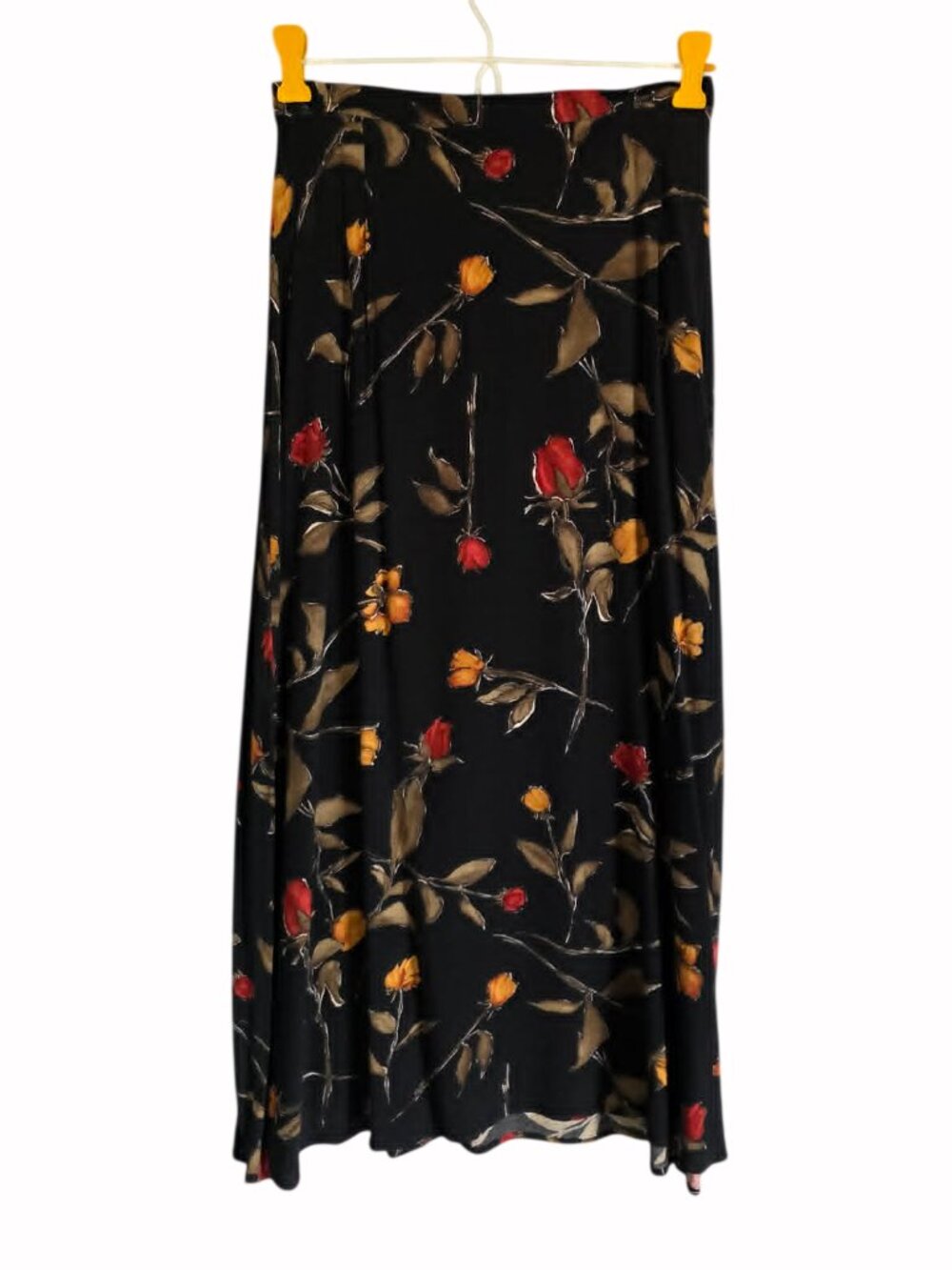 Vintage Ellen Figg Floral Fall Maxi Skirt - Picture 1 of 6